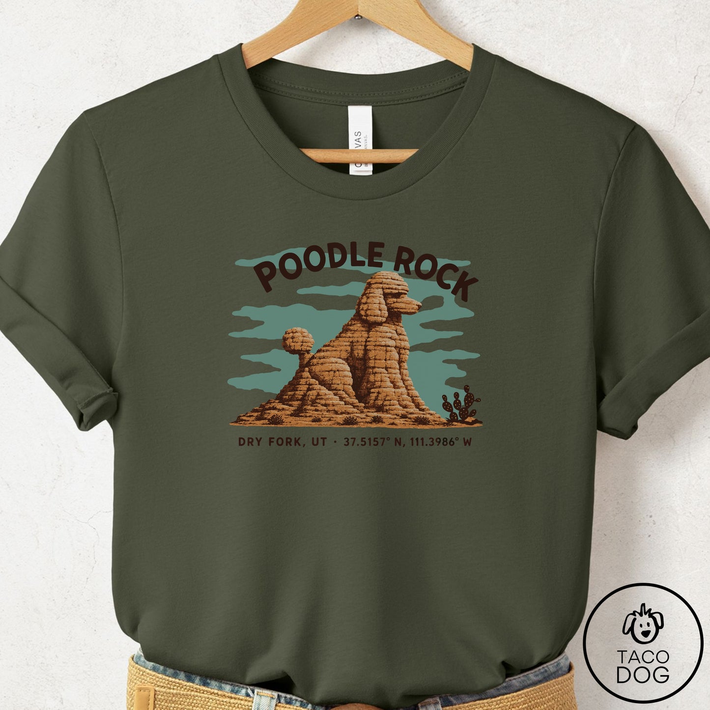 Poodle Dog Rock T-Shirt