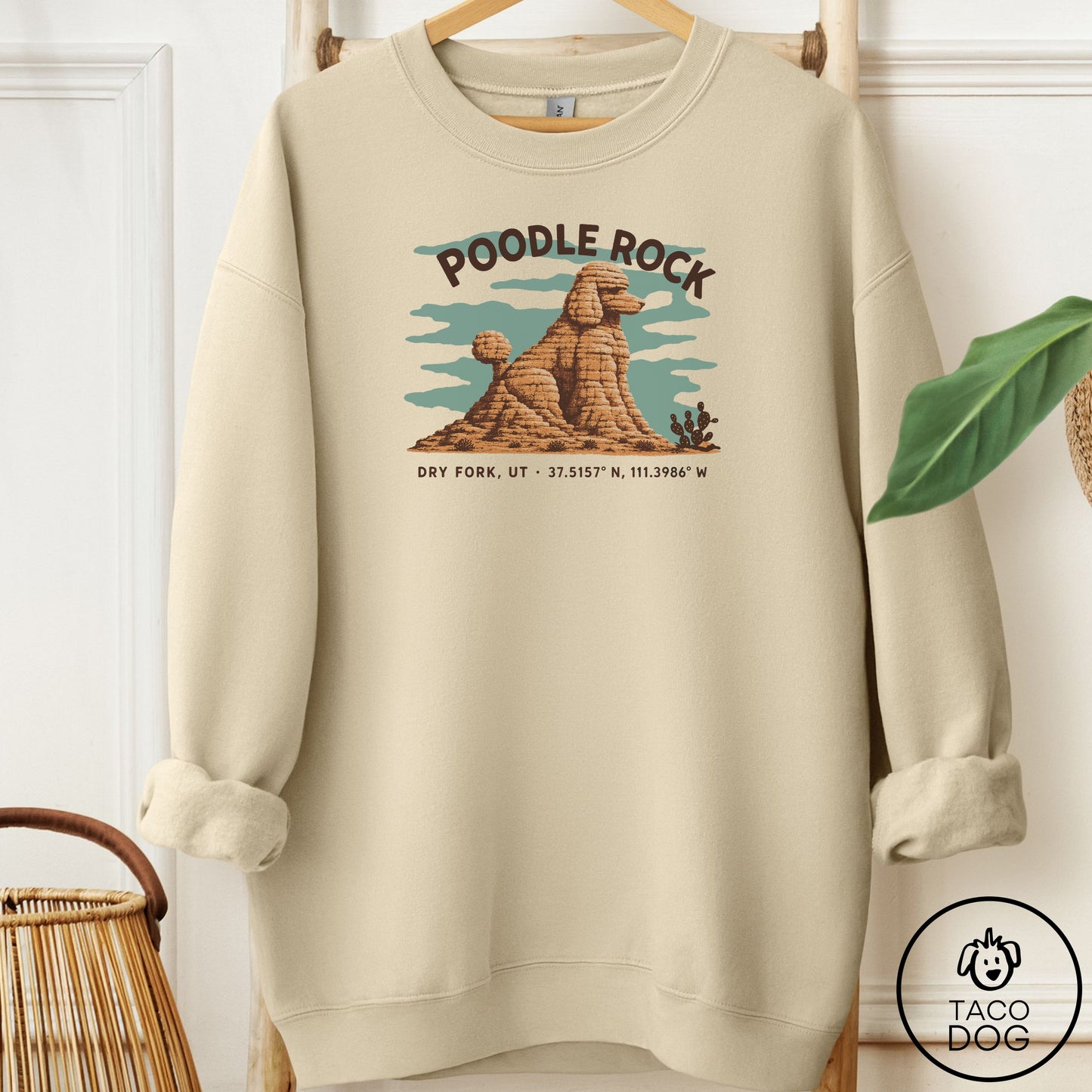 Poodle Dog Rock Sweatshirt