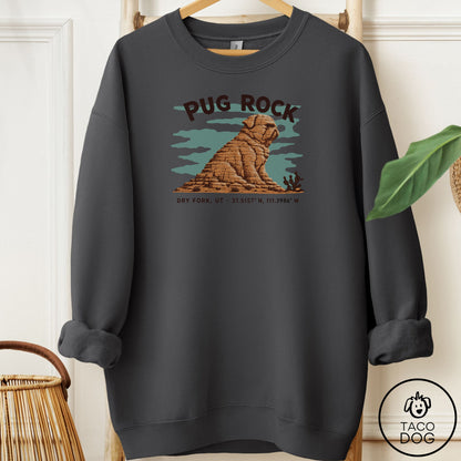 Pug Dog Rock Sweatshirt