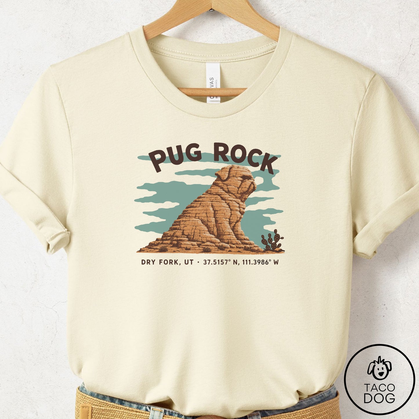 Pug Dog Rock T-Shirt