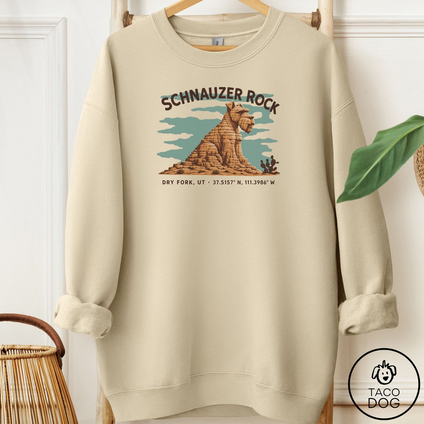 Schnauzer Dog Rock Sweatshirt