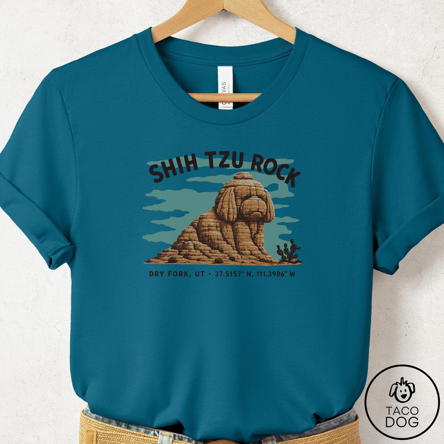 Shih Tzu Dog Rock T-Shirt