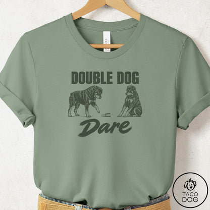 Rottweiler Double Dog Dare T-Shirt Sage Taco-Dog