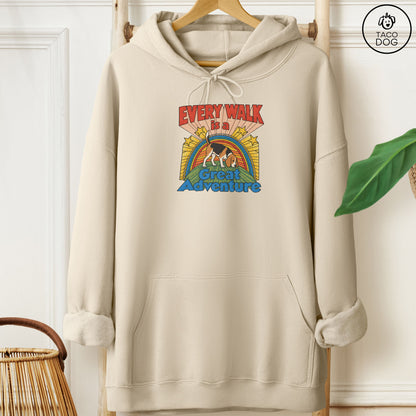 Beagle Every Walk Hoodie Sand Taco-Dog