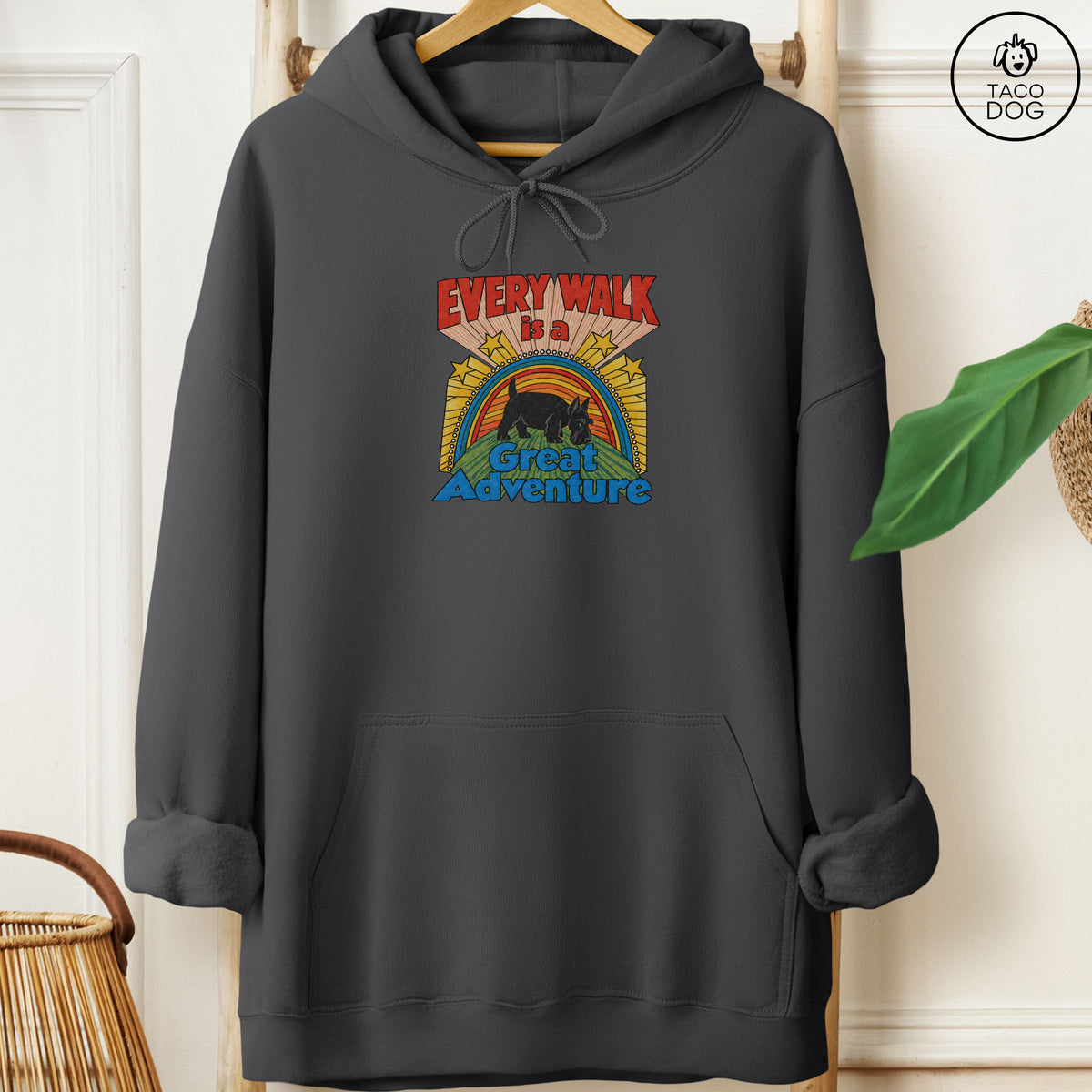 Scottie Every Walk Hoodie Charcoal Taco-Dog