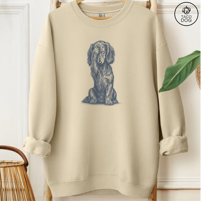Dachshund Facepalm Sweatshirt Sand Taco-Dog