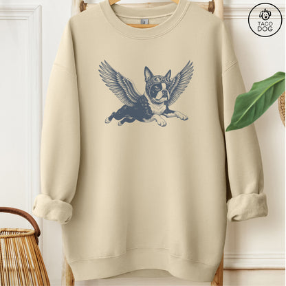 Boston Terrier Flight Risk Sweatshirt