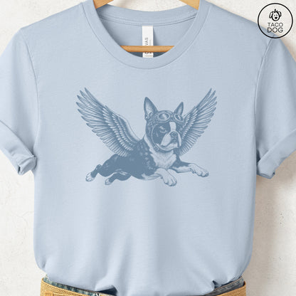 Boston Terrier Flight Risk T-Shirt