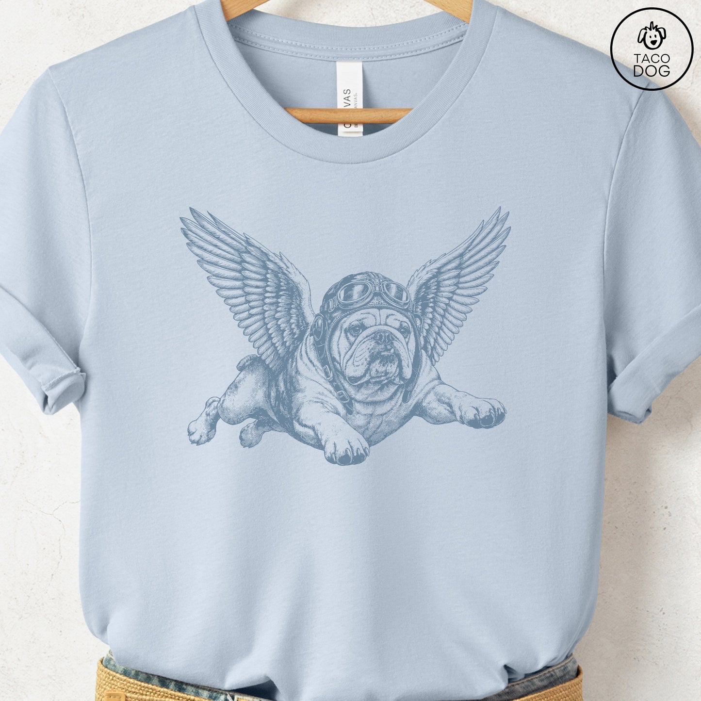 English Bulldog Flight Risk T-Shirt