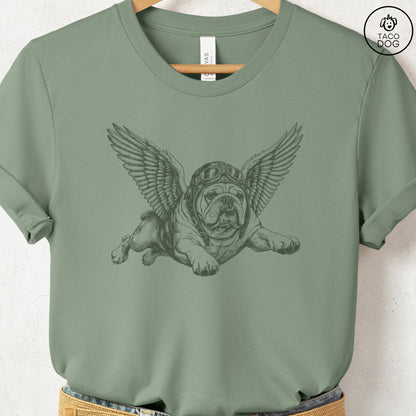 English Bulldog Flight Risk T-Shirt