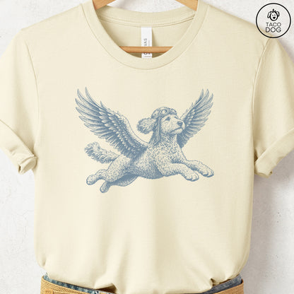 Doodle Flight Risk T-Shirt Natural Taco-Dog