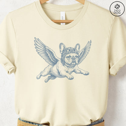 French Bulldog Frenchie Flight Risk T-Shirt