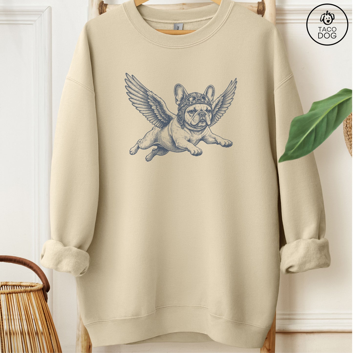 French Bulldog Frenchie Flight Risk Sweatshirt