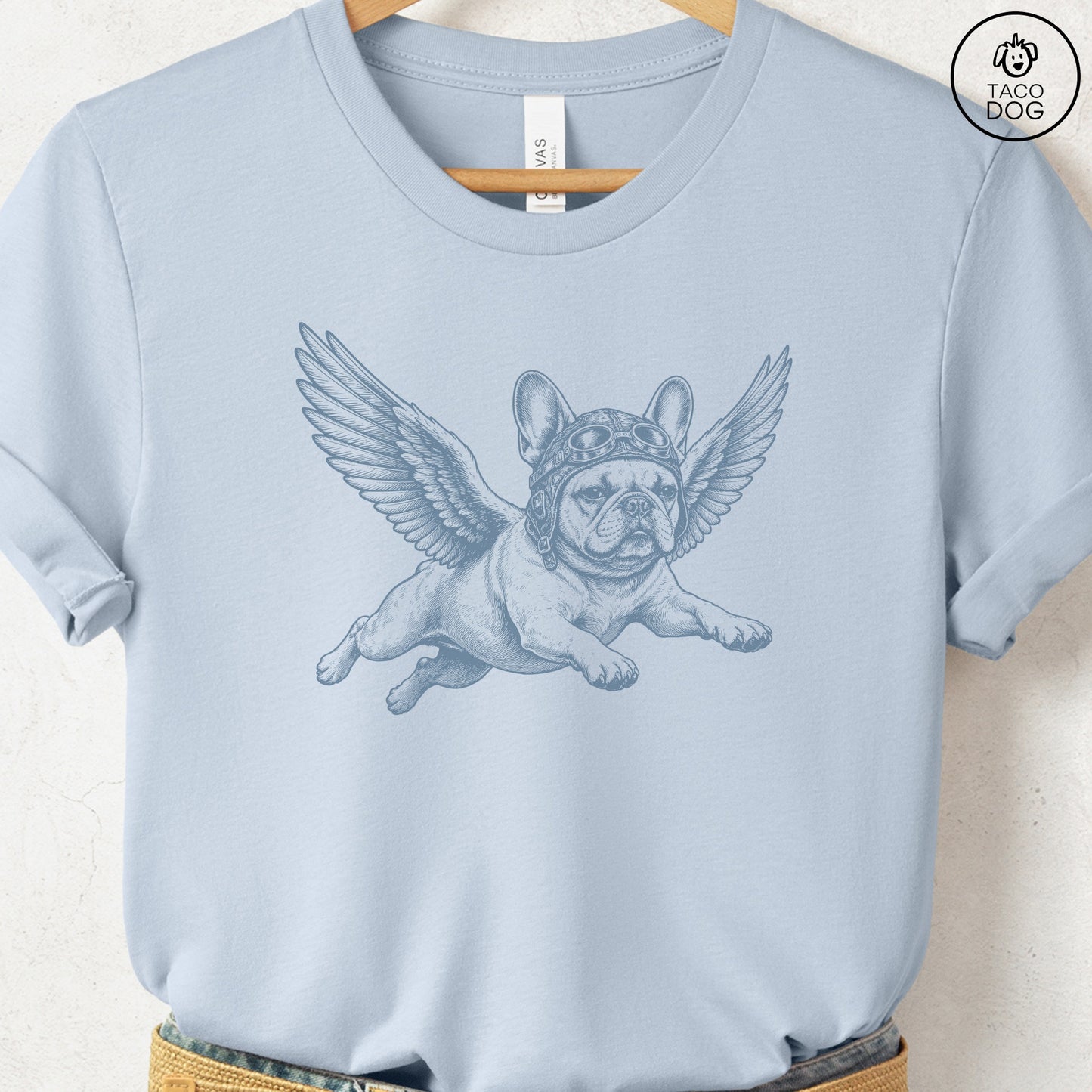 French Bulldog Frenchie Flight Risk T-Shirt