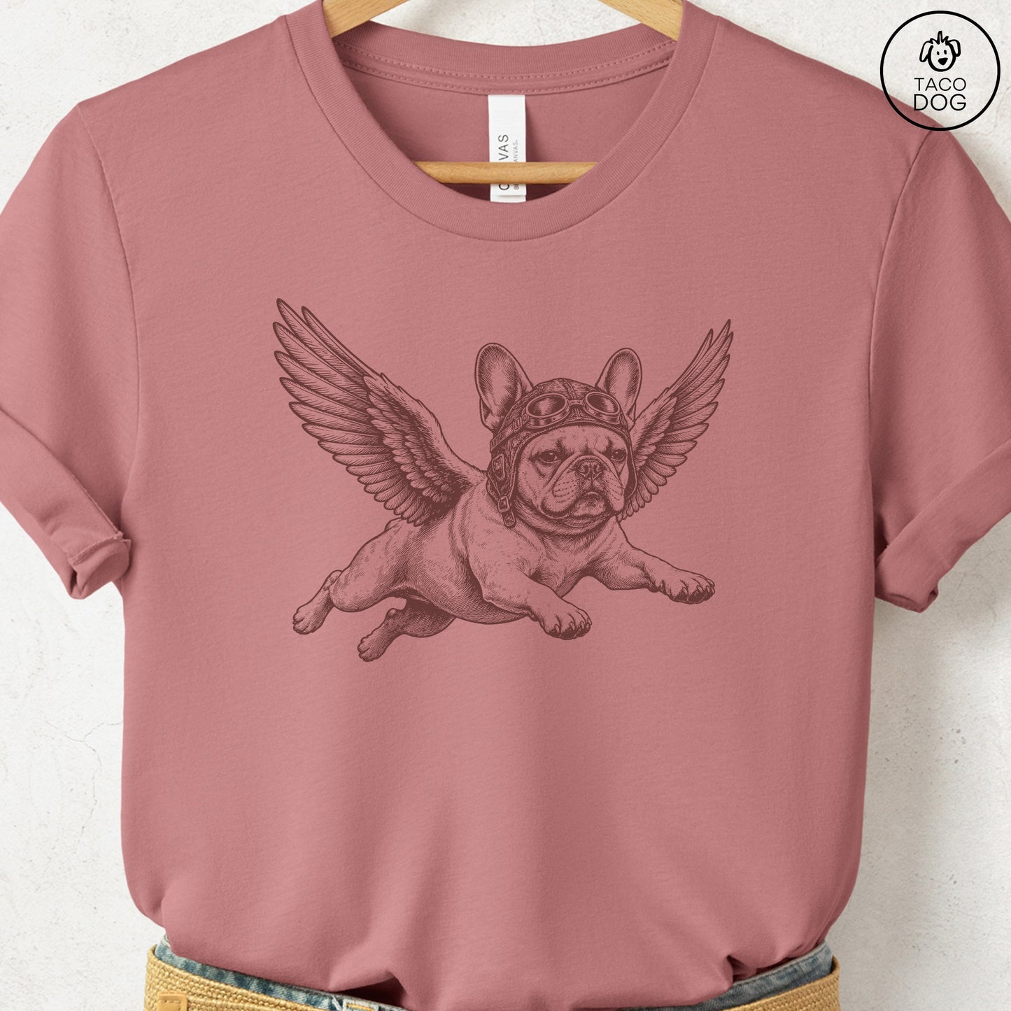 French Bulldog Frenchie Flight Risk T-Shirt