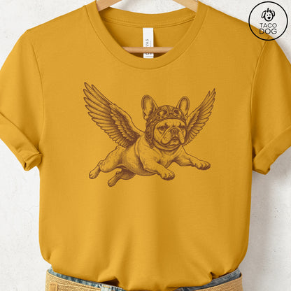 French Bulldog Frenchie Flight Risk T-Shirt