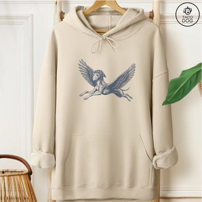 Italian Greyhound Whippet Flight Risk Hoodie