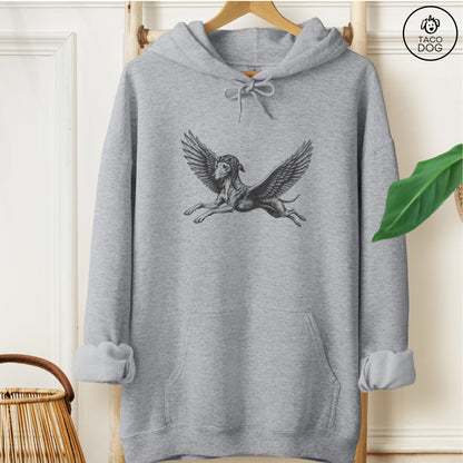 Italian Greyhound Whippet Flight Risk Hoodie