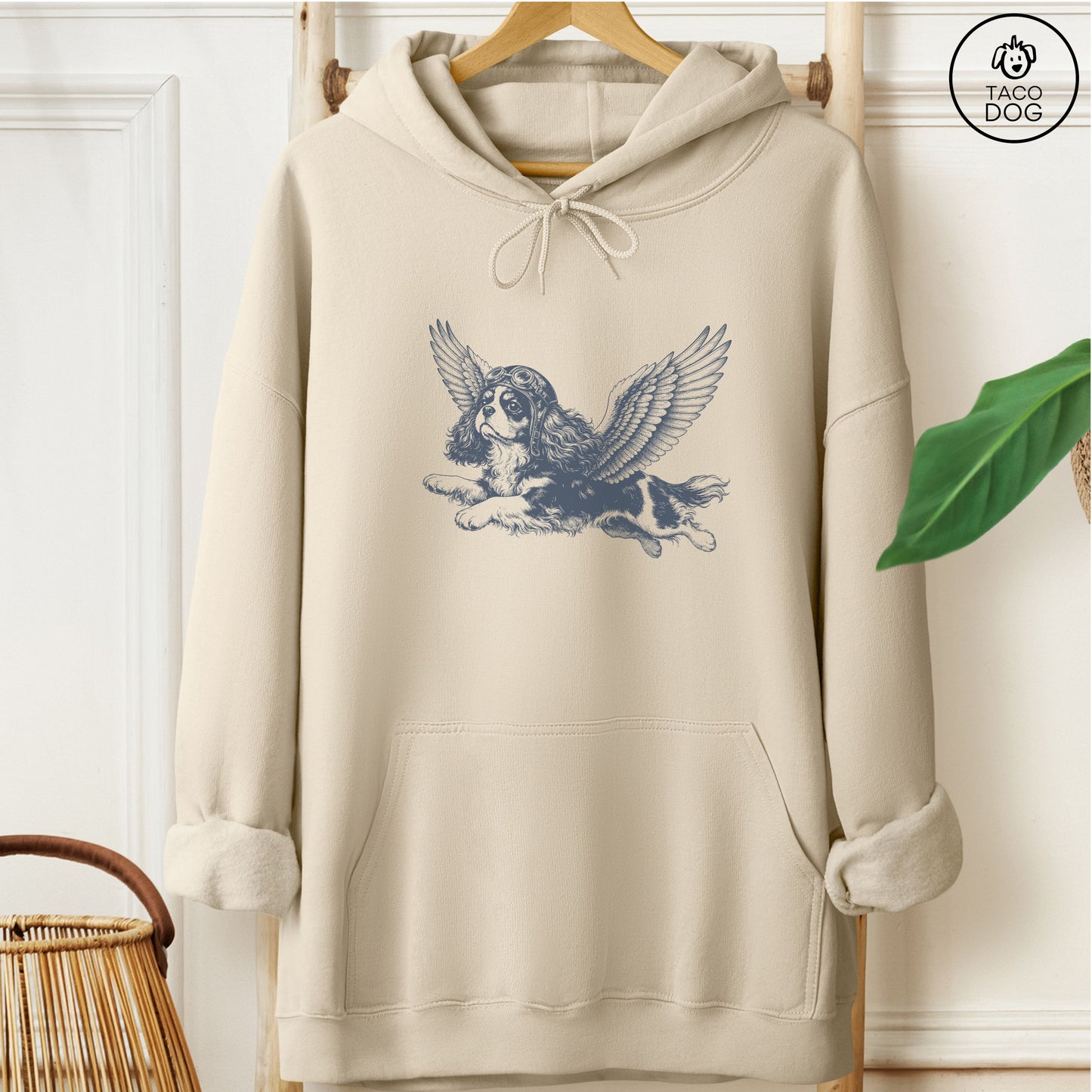 Cavalier King Charles Spaniel Flight Risk Hoodie