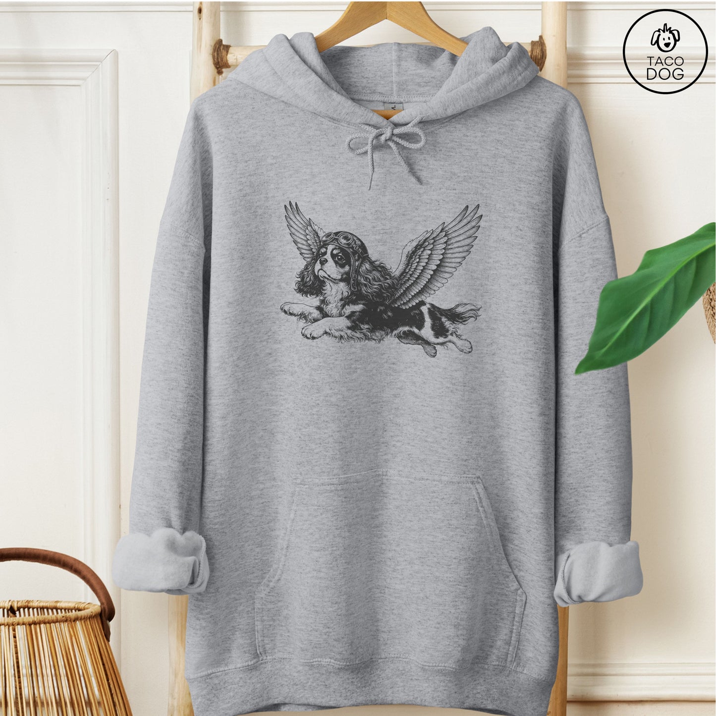 Cavalier King Charles Spaniel Flight Risk Hoodie