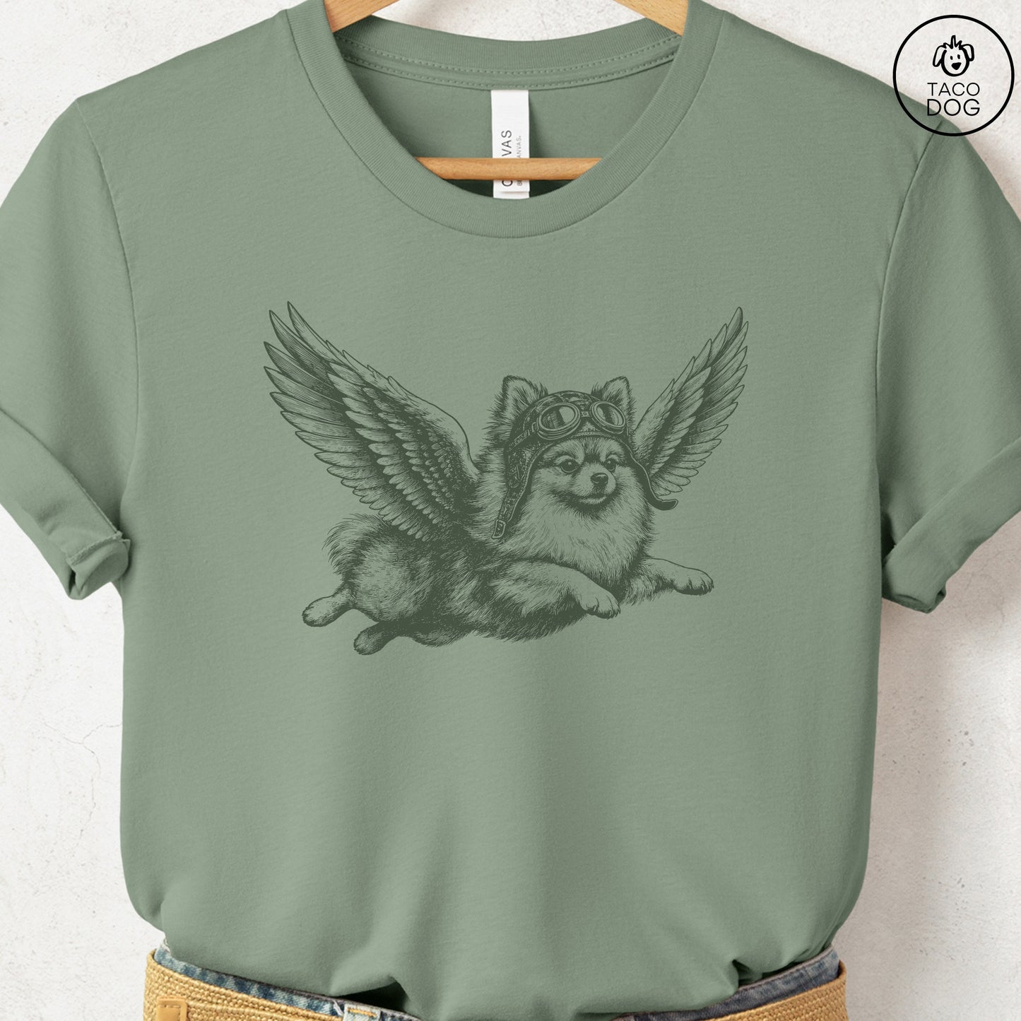 Pomeranian Flight Risk T-Shirt