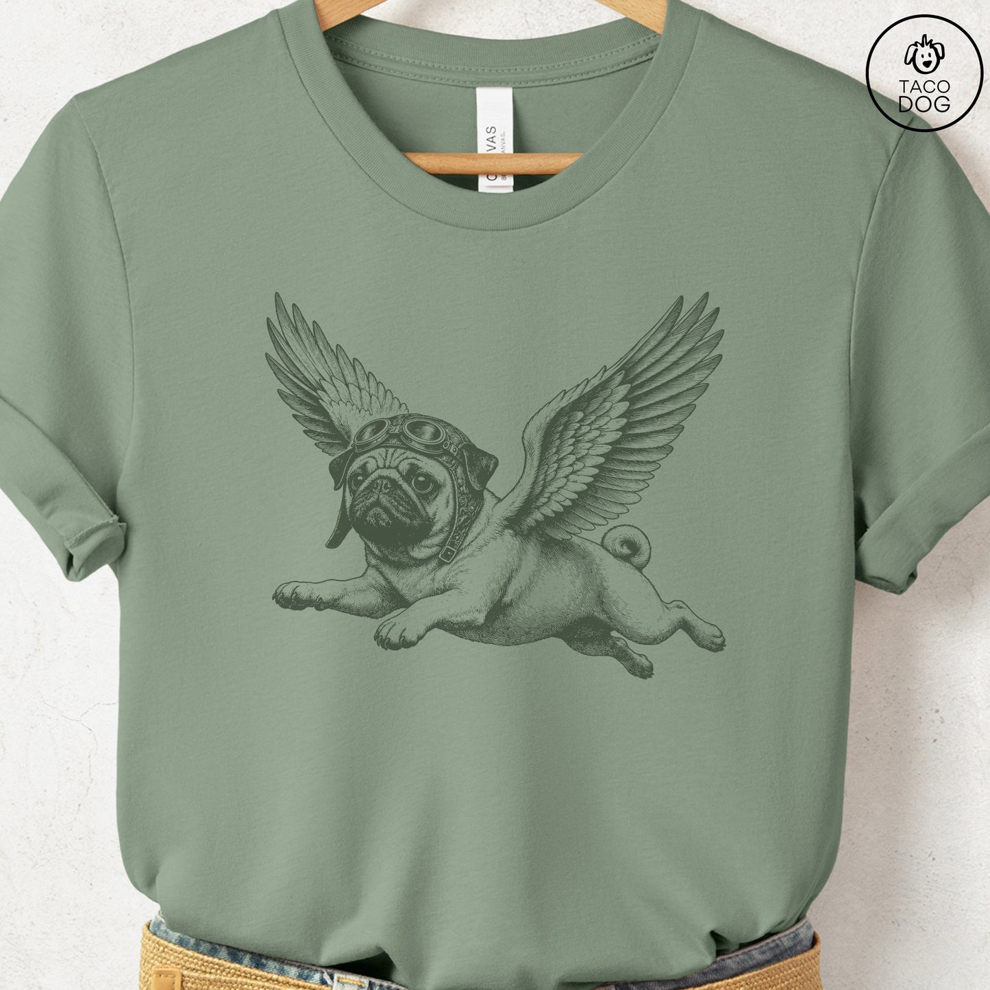 Pug Flight Risk T-Shirt