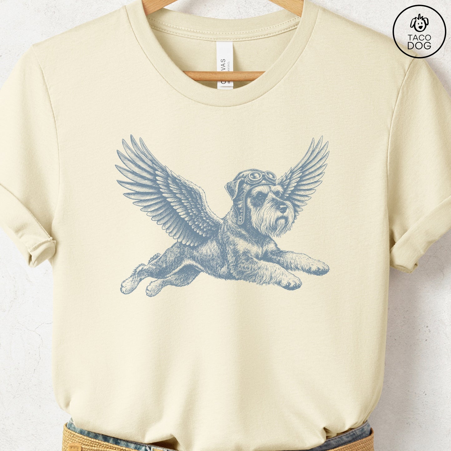 Schnauzer Flight Risk T-Shirt