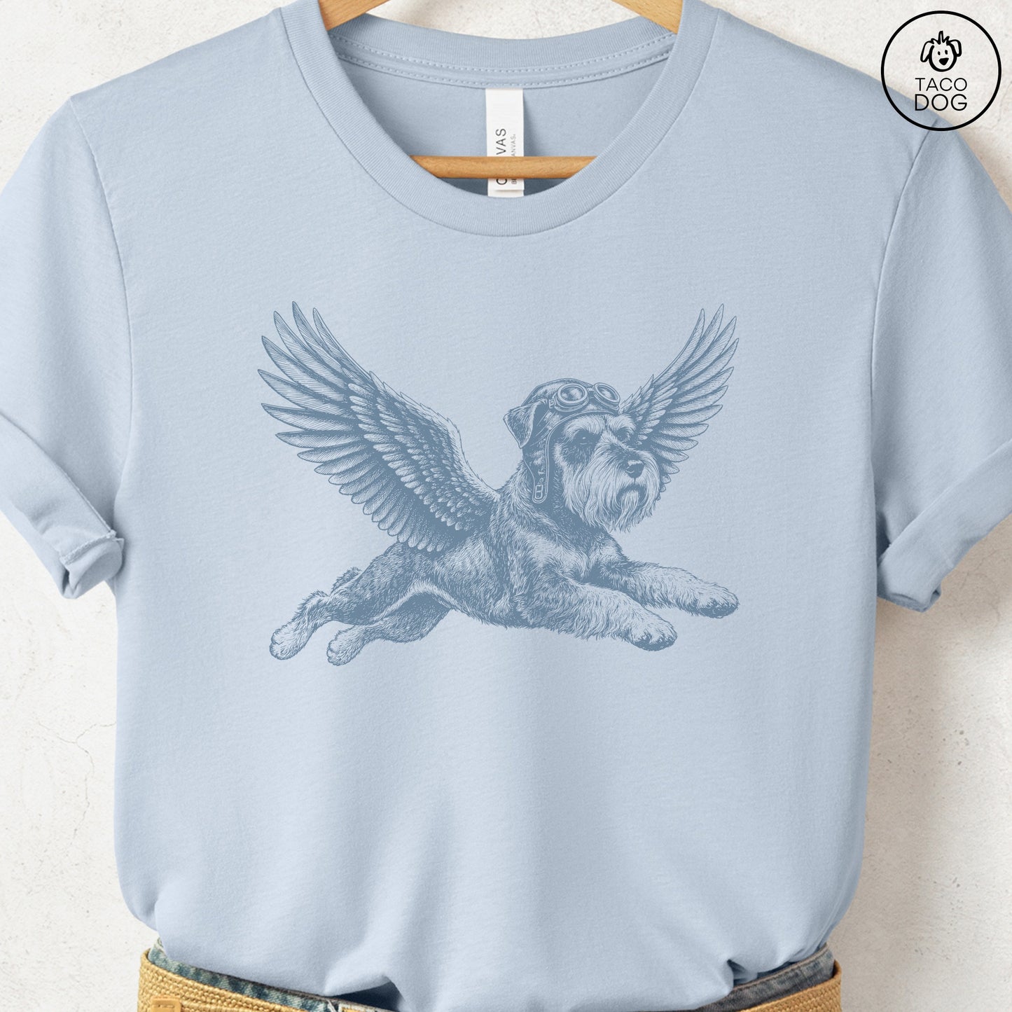 Schnauzer Flight Risk T-Shirt
