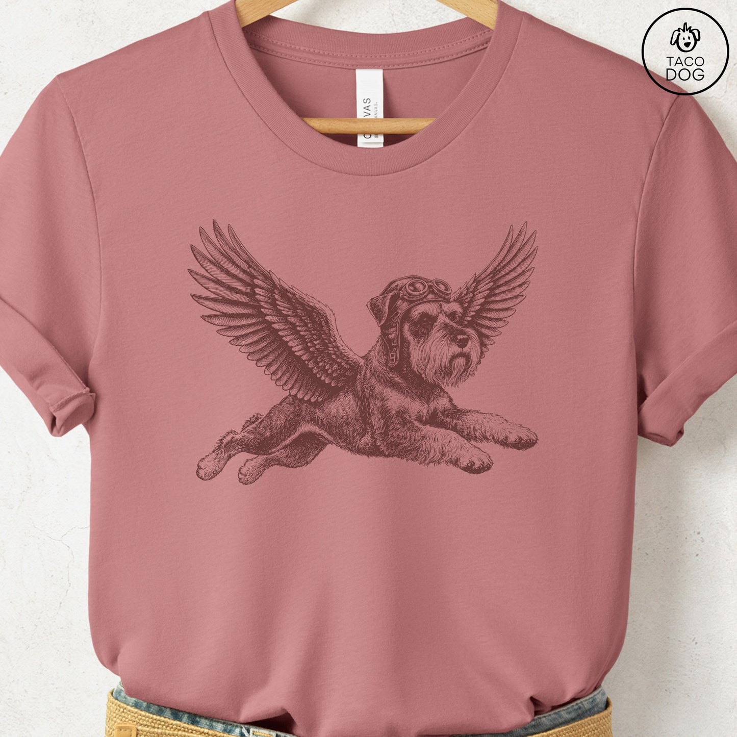Schnauzer Flight Risk T-Shirt
