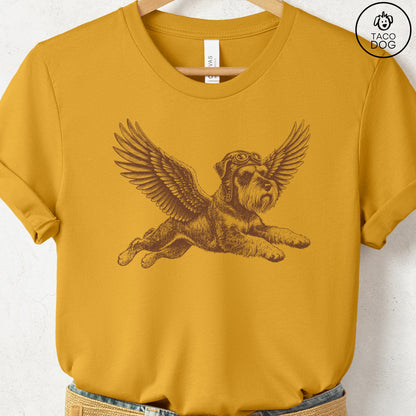 Schnauzer Flight Risk T-Shirt