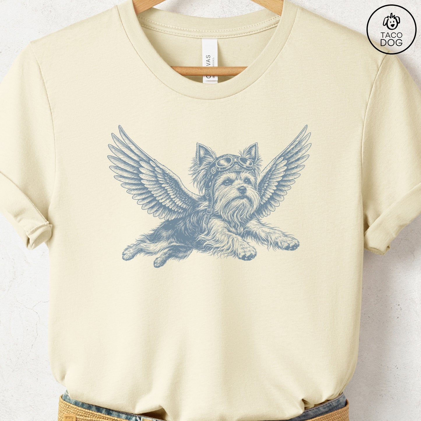 Yorkshire Terrier Yorkie Flight Risk T-Shirt