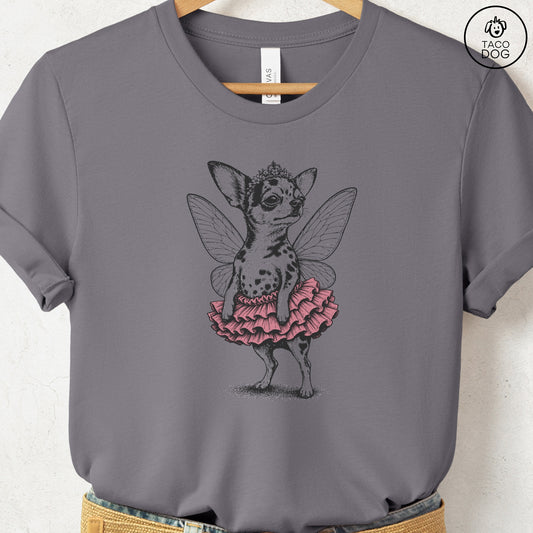 Chihuahua Fairy T-Shirt Storm Taco-Dog