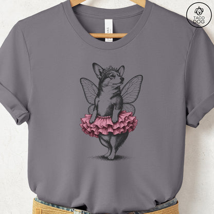 Corgi Fairy T-Shirt Storm S Taco-Dog