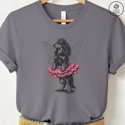 Dachshund Fairy T-Shirt Storm S Taco-Dog