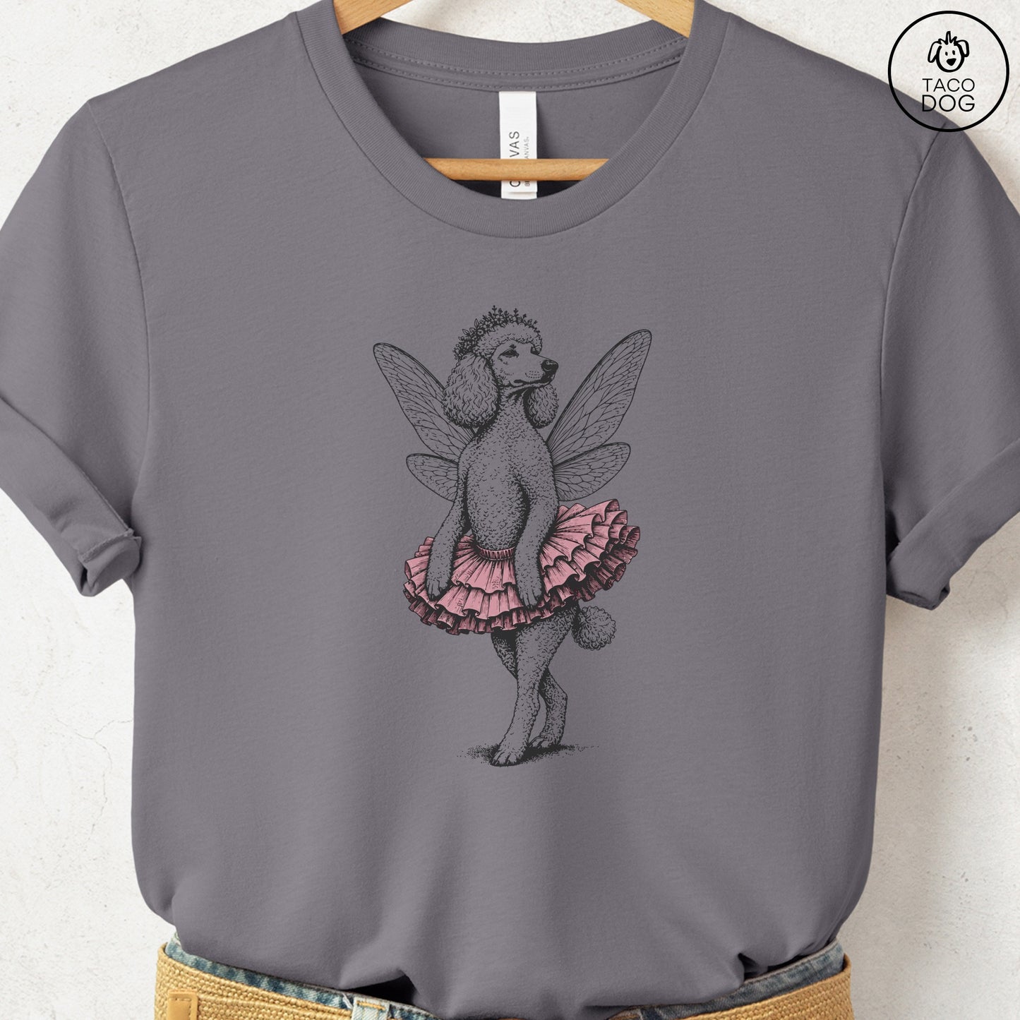 Poodle Fairy T-Shirt Storm S Taco-Dog