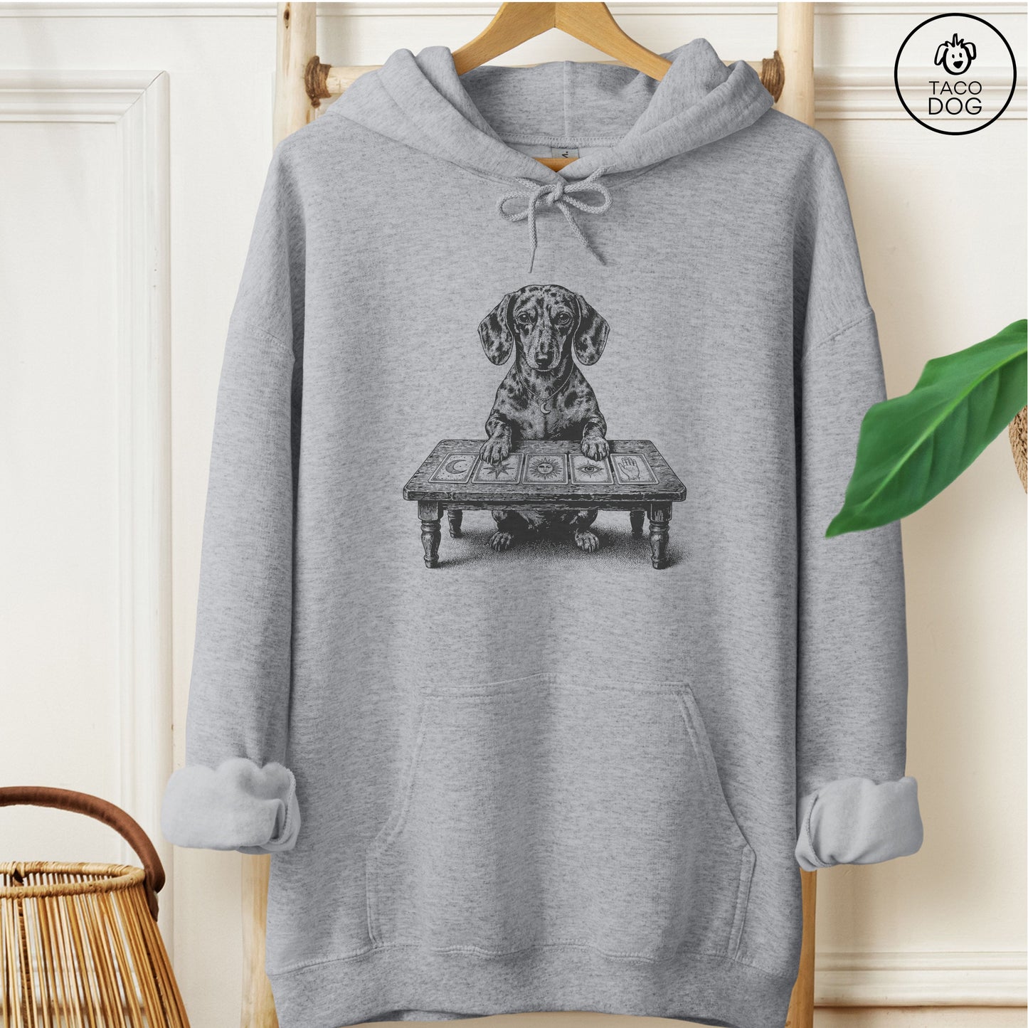 Dachshund Fall Tarot Hoodie