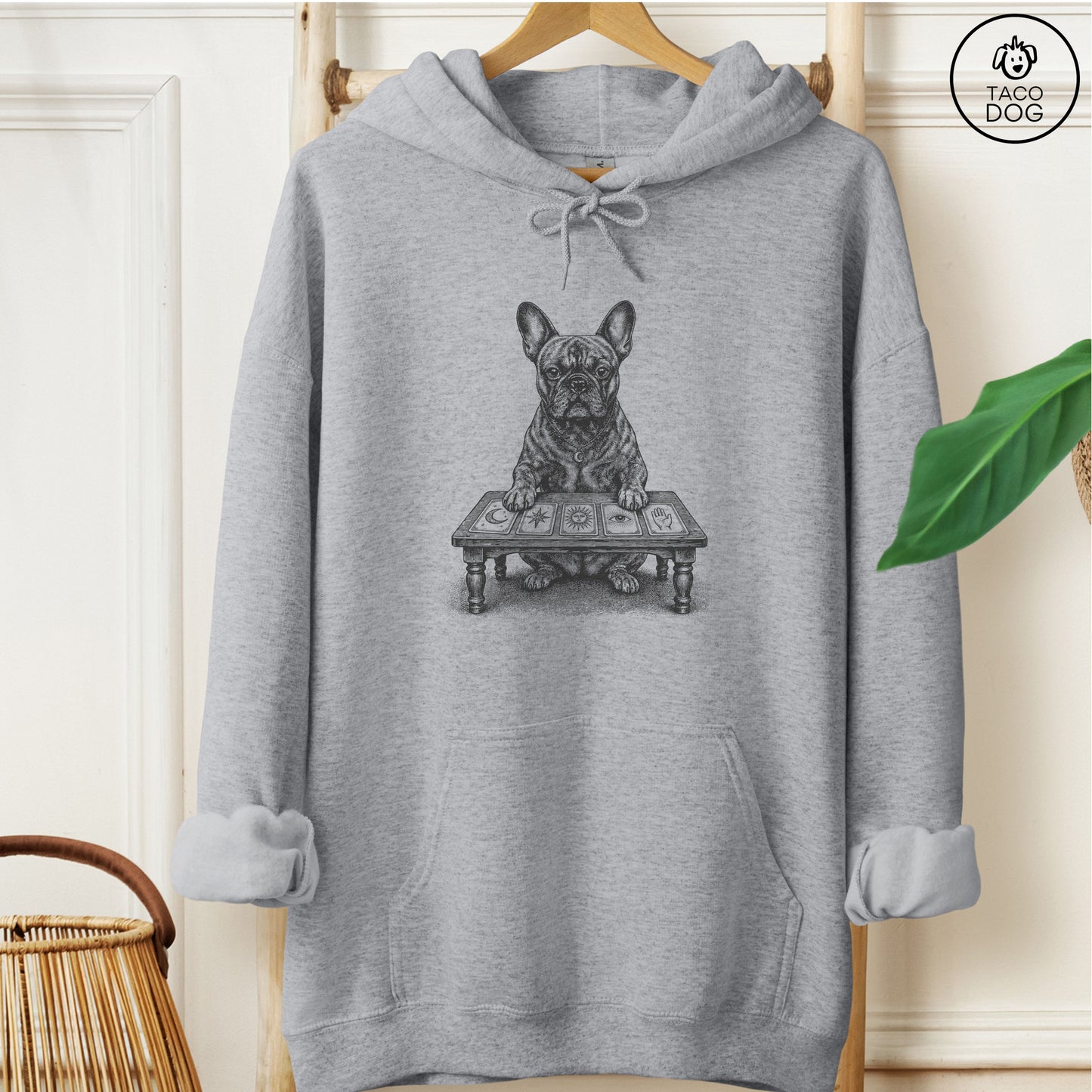 French Bulldog Frenchie Fall Tarot Hoodie