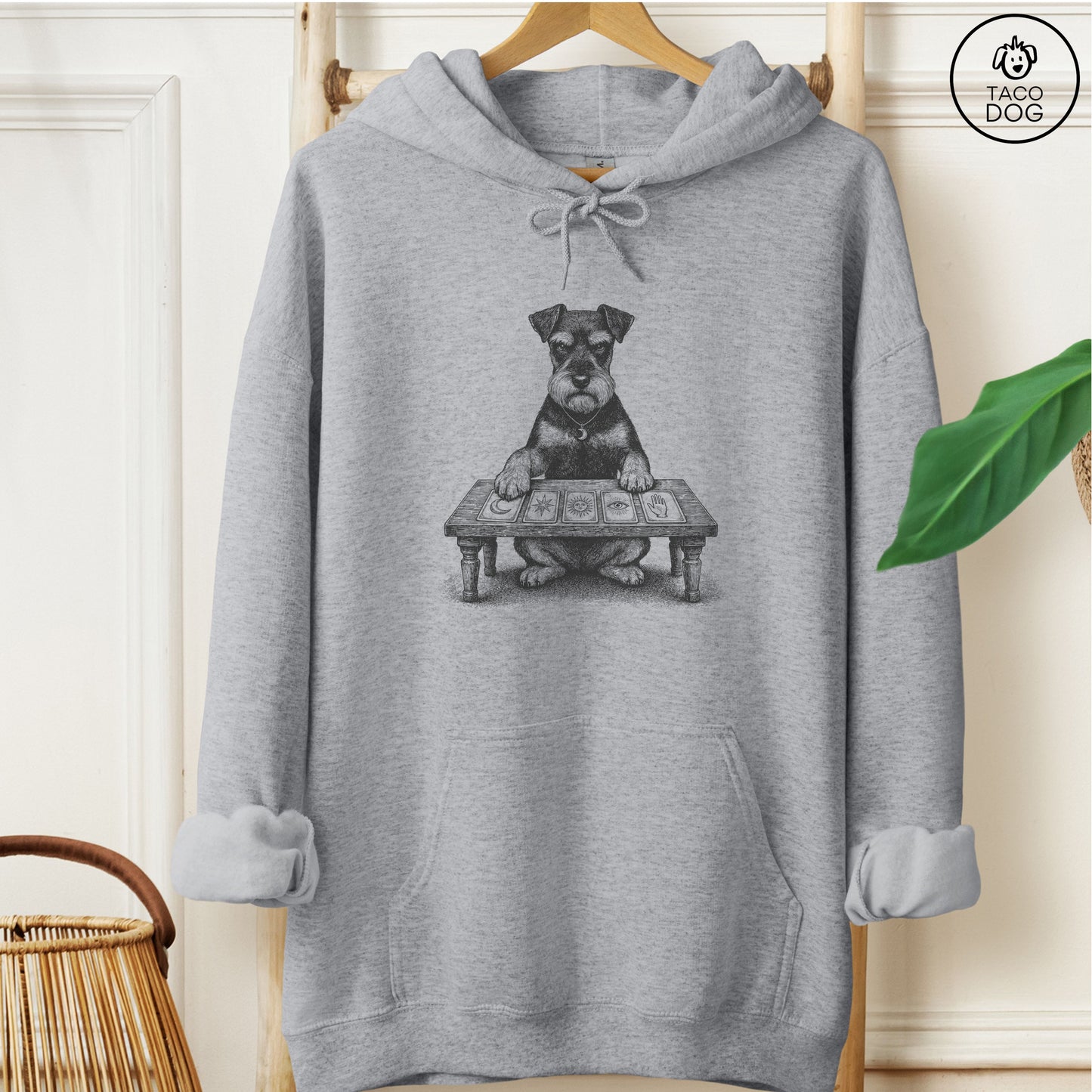 Schnauzer Fall Tarot Hoodie