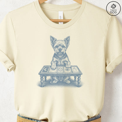 Yorkshire Terrier Yorkie Fall Tarot T-Shirt Natural Taco-Dog