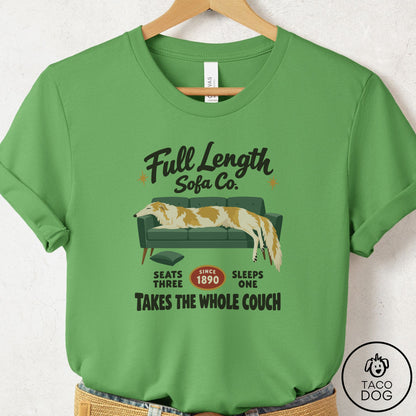 Borzoi Family Business T-Shirt Leaf Taco-Dog
