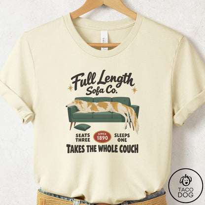 Borzoi Family Business T-Shirt Natural Taco-Dog