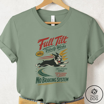 Boston Terrier Family Business T-Shirt Sage Taco-Dog
