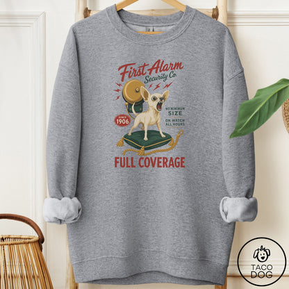 Chihuahua Family Business Sweatshirt Graphite Heather Taco-Dog