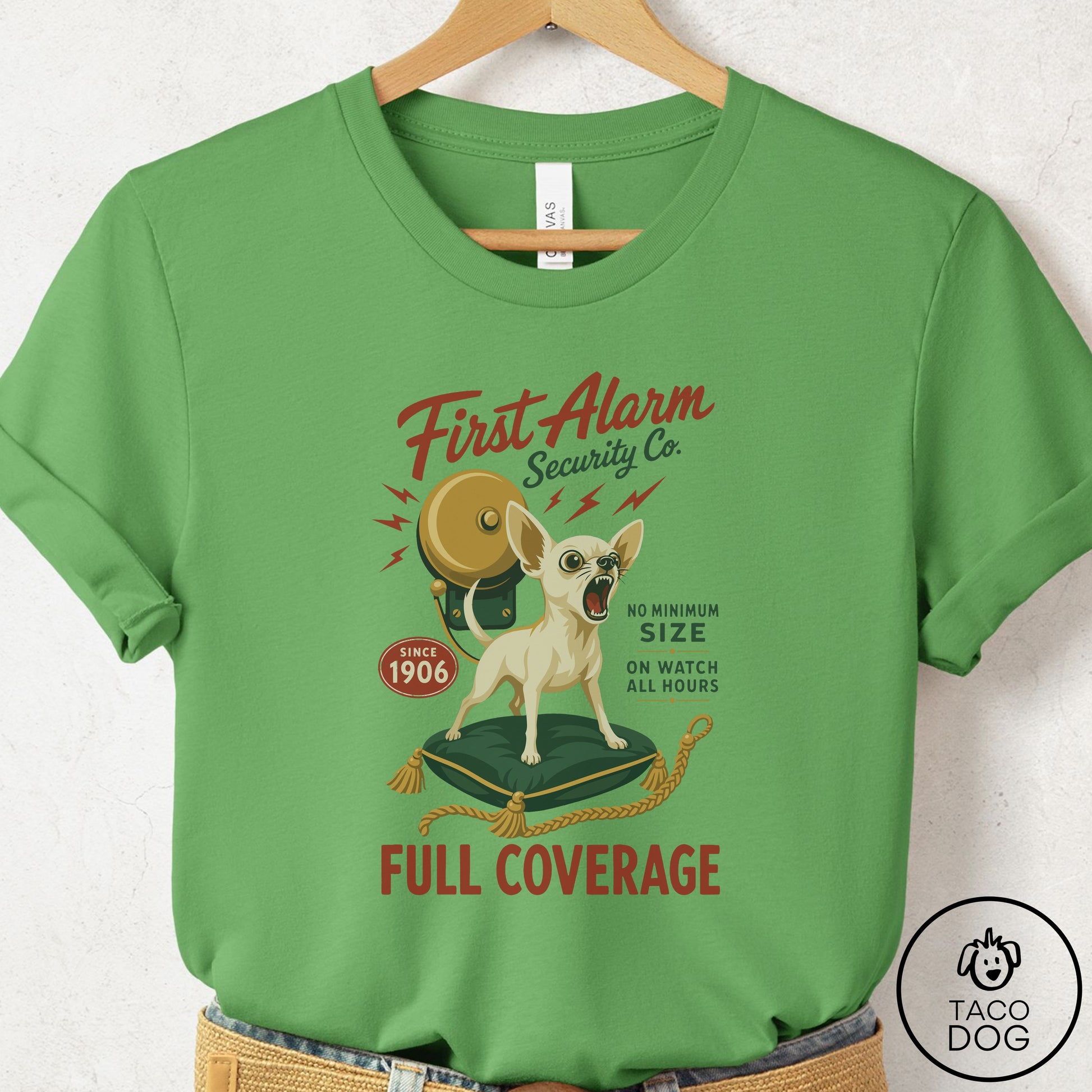Chihuahua Family Business T-Shirt Leaf Taco-Dog
