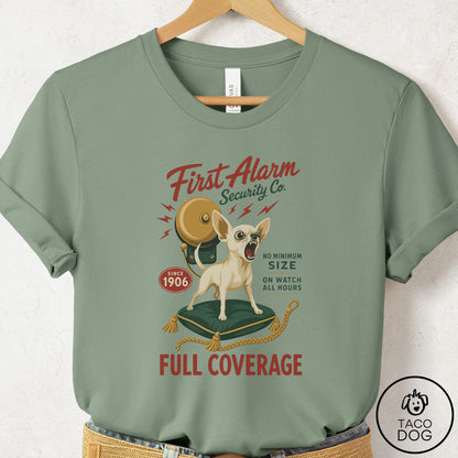 Chihuahua Family Business T-Shirt Sage Taco-Dog