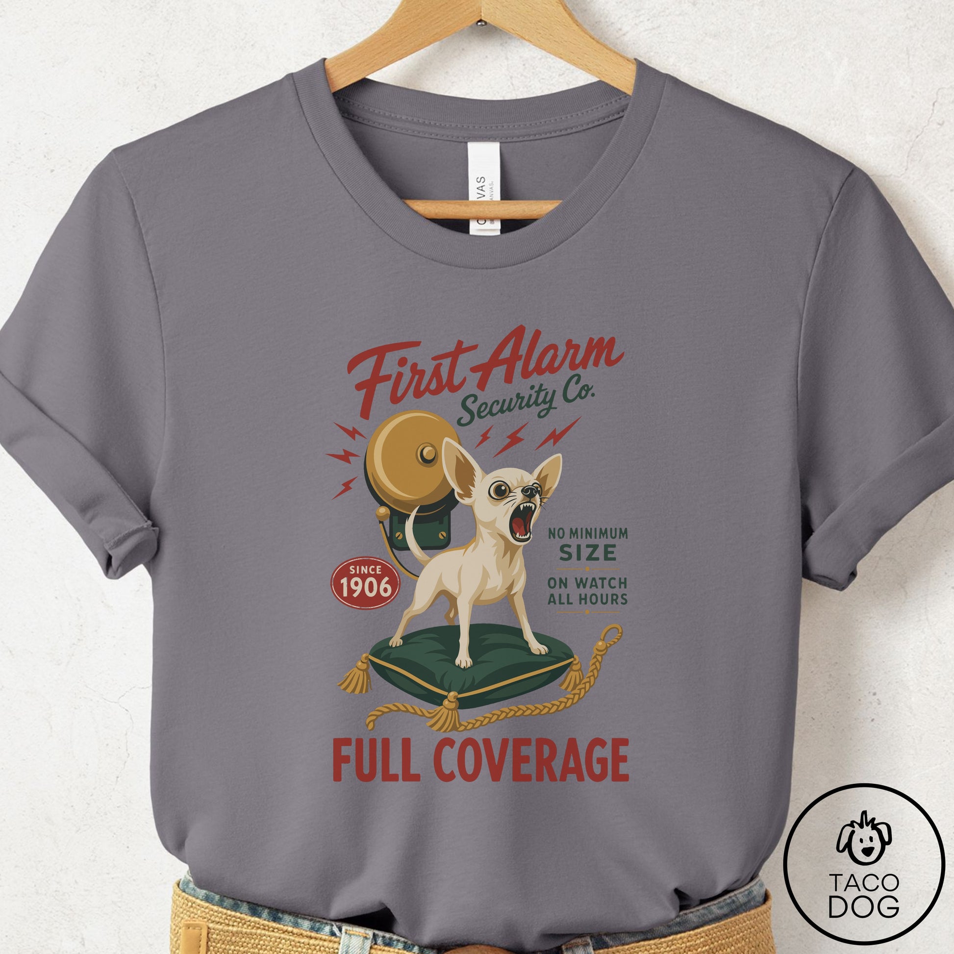 Chihuahua Family Business T-Shirt Storm Taco-Dog