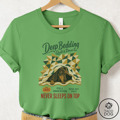 Dachshund Family Business T-Shirt Leaf Taco-Dog