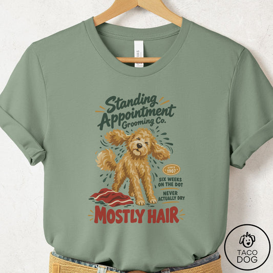 Doodle Family Business T-Shirt Sage Taco-Dog