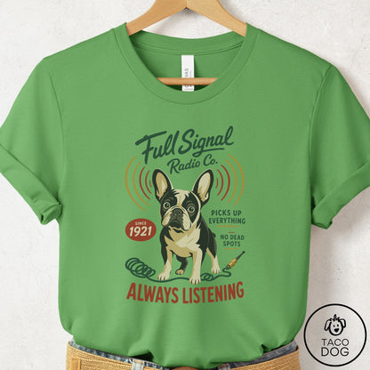 French Bulldog Frenchie Family Business T-Shirt Leaf Taco-Dog