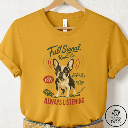 French Bulldog Frenchie Family Business T-Shirt Mustard Taco-Dog